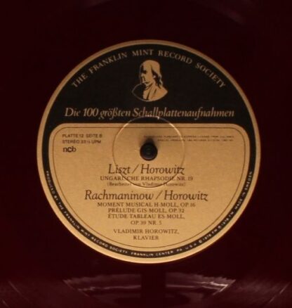 The Franklin Mint Record Society 11/12 - Vladimir Horowitz - Mei - Image 9
