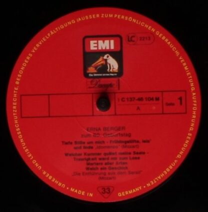 EMI Electrola 1C 137-46 104/05 - Erna Berger Zum 80. Geburtstag - Image 4