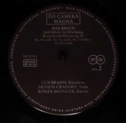 Da Camera Magna SM 92912 - Max Bruch, Lux Brahn, Henrik Crafoord - Image 4