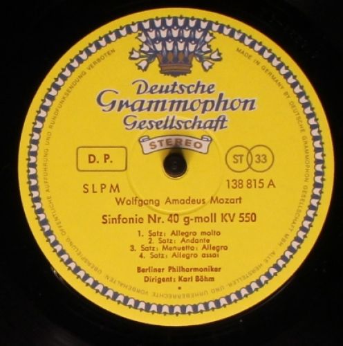 Deutsche Grammophon 138 815 SLPM - Wolfgang Amadeus Mozart, Berl - Image 3
