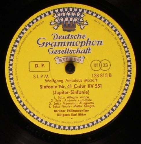 Deutsche Grammophon 138 815 SLPM - Wolfgang Amadeus Mozart, Berl - Image 4