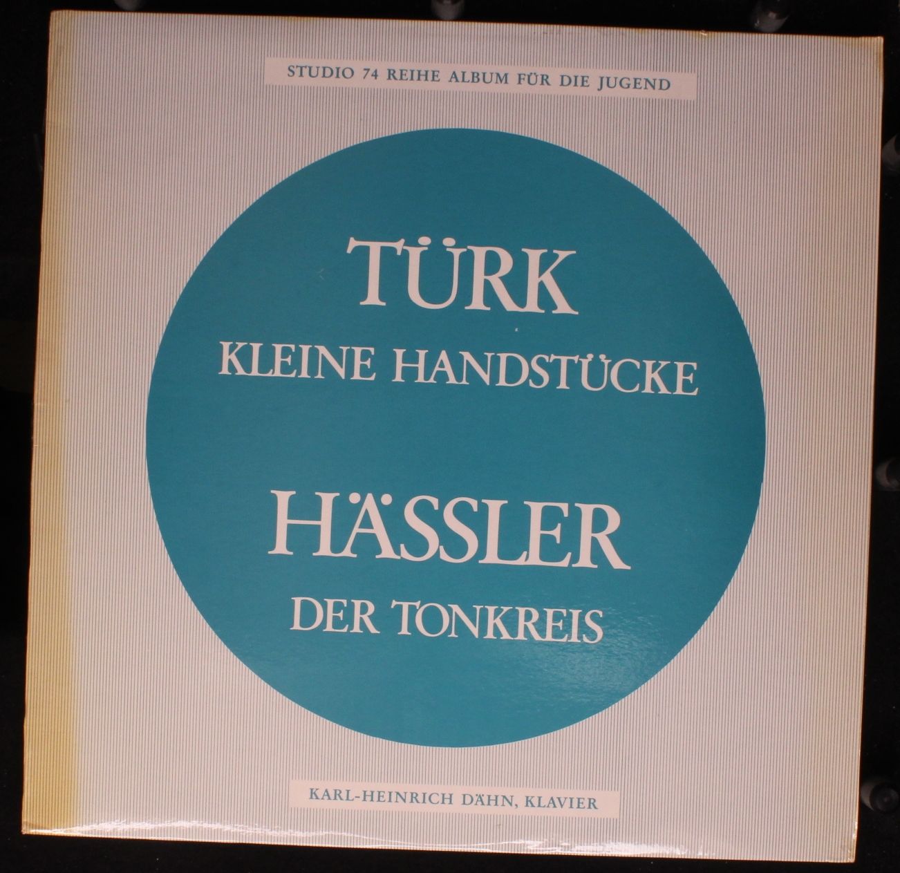 Studio 74 (3) MAS 026 - Daniel Gottlob Türk, Johann Wilhelm Häss