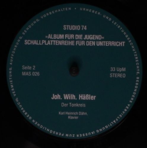 Studio 74 (3) MAS 026 - Daniel Gottlob Türk, Johann Wilhelm Häss - Image 5