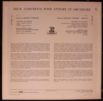 Erato EFM 8080 - Federico Moreno Torroba, Sabicas, Renata Tarrag - Image 2
