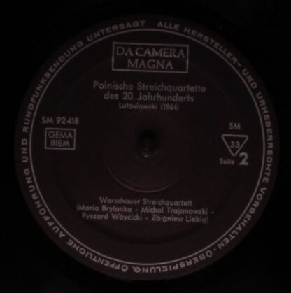 Da Camera Magna SM 92418 - Witold Lutoslawski, Krzysztof Pendere - Image 4