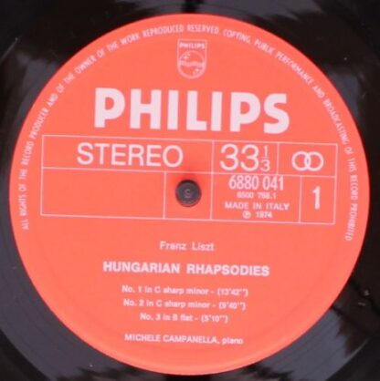 Philips 6998 015 - Franz Liszt, Michele Campanella - Complete Hu - Image 3