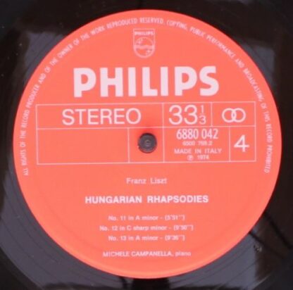 Philips 6998 015 - Franz Liszt, Michele Campanella - Complete Hu - Image 6