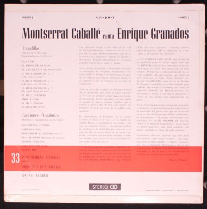 Vergara 11.0.003 L - Montserrat Caballé, Enrique Granados, Orque - Image 2