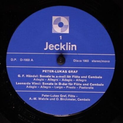 Jecklin Disco 1003 - Peter-Lukas Graf - Flötensonaten von Mozart - Image 3