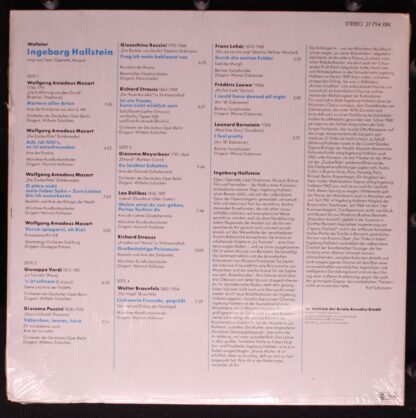 Eurodisc 27 794 XBK - Ingeborg Hallstein - Aus Oper, Operette, M - Image 2
