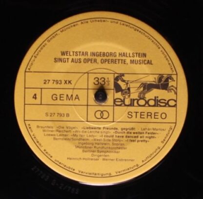 Eurodisc 27 794 XBK - Ingeborg Hallstein - Aus Oper, Operette, M - Image 6
