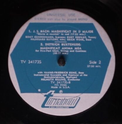 Turnabout TV 34173S - Johann Sebastian Bach, Dieterich Buxtehude - Image 4