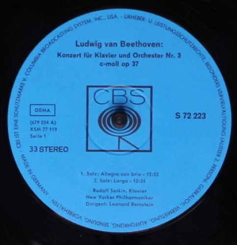 CBS S 72 223 - Ludwig van Beethoven, New York Philharmonic, Rudo - Image 3