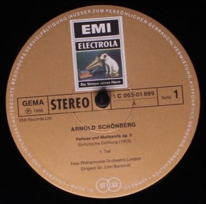 His Master's Voice 1 C 063-01 899 - Arnold Schoenberg, New Philh - Image 3
