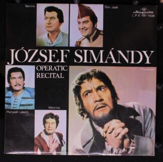 Hungaroton LPX 11428 - József Simándy - Operatic Recital