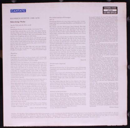 Cantate 657 602 - Heinrich Schütz, Wilhelm Ehmann, Westfälische - Image 2