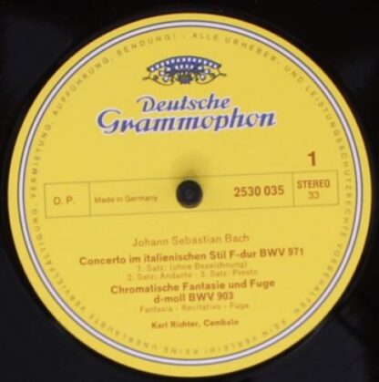 Deutsche Grammophon 2530 035 - Johann Sebastian Bach, Karl Richt - Image 3