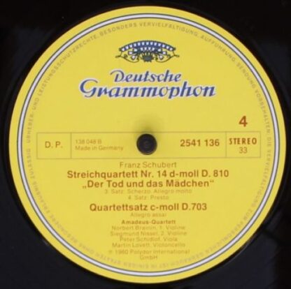 Deutsche Grammophon 2733 008 - Franz Schubert, Amadeus-Quartett - Image 7