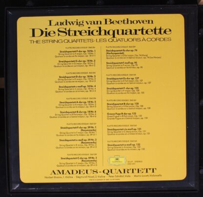 Deutsche Grammophon 2721 071 - Ludwig van Beethoven, Amadeus-Qua - Image 2
