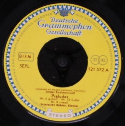 Deutsche Grammophon 121 572 - Sviatoslav Richter, Sergei Vasilye - Image 3