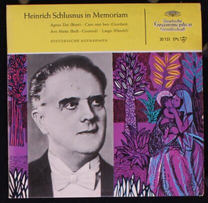 Deutsche Grammophon 30 151 EPL - Heinrich Schlusnus - Heinrich S