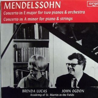 Argo ZRG 605 - Felix Mendelssohn-Bartholdy,Brenda Lucas,John Ogd