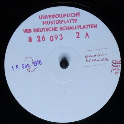 Eterna 8 26 093 - Wolfgang Lesser, Carl-Heinz Pick - Ein Tag In