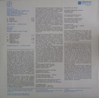 Panton 8111 0295 - Vítězslav Novák, Petr Eben, Alena Veselá, Kam - Image 2