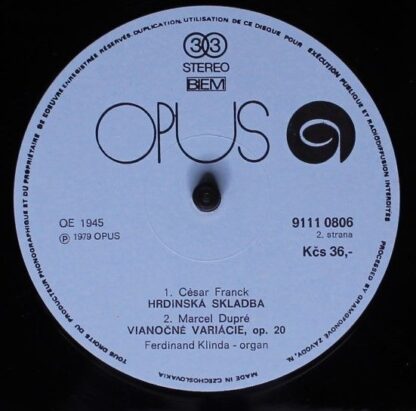 Opus 9111 0806 - Johann Sebastian Bach, Max Reger, César Franck, - Image 4