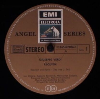 His Master's Voice 1 C 165-02 036/7 X - Giuseppe Verdi,Montserra - Image 5