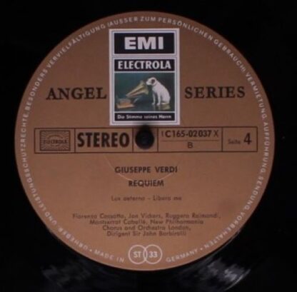 His Master's Voice 1 C 165-02 036/7 X - Giuseppe Verdi,Montserra - Image 8
