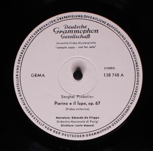 Deutsche Grammophon 138 748 - Sergei Prokofiev, Eduardo De Filip