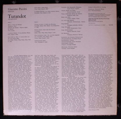 Eterna 8 26 435 - Giacomo Puccini - Turandot - Image 4