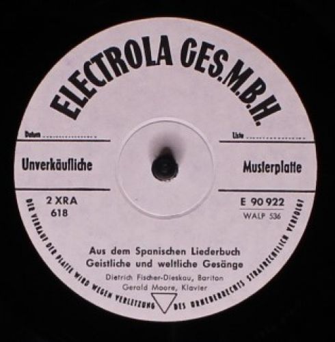 Electrola E 90 922 - Hugo Wolf, Dietrich Fischer-Dieskau - Aus D - Image 2