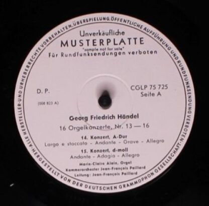 Christophorus CGLP 75 725 - Georg Friedrich Händel - 16 Orgelkon - Image 4