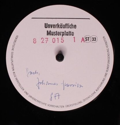 Eterna 8 27 015-017 - Johann Sebastian Bach, Arleen Auger, Heidi