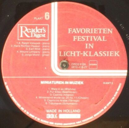 Reader's Digest none - Various - Favorieten Festival In Licht-Kl - Image 22