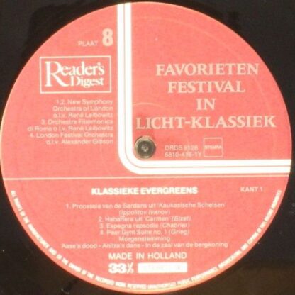 Reader's Digest none - Various - Favorieten Festival In Licht-Kl - Image 29