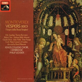 His Master's Voice SLS 5064 - Claudio Monteverdi, Elly Ameling,