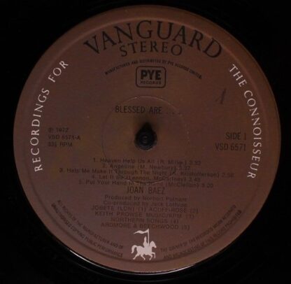 Vanguard VSD-6570 - Joan Baez - Blessed Are... - Image 5
