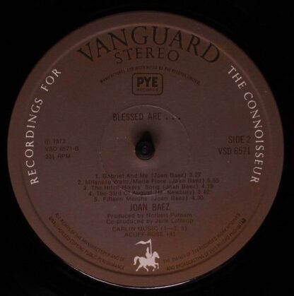 Vanguard VSD-6570 - Joan Baez - Blessed Are... - Image 6