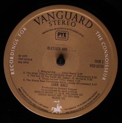 Vanguard VSD-6570 - Joan Baez - Blessed Are... - Image 7