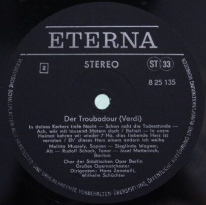 Eterna 8 20 135 - Giuseppe Verdi - Der Troubadour (Querschnitt) - Image 4