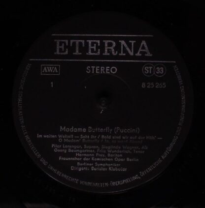 Eterna 8 25 265 - Giacomo Puccini, Fritz Wunderlich, Sieglinde W - Image 3