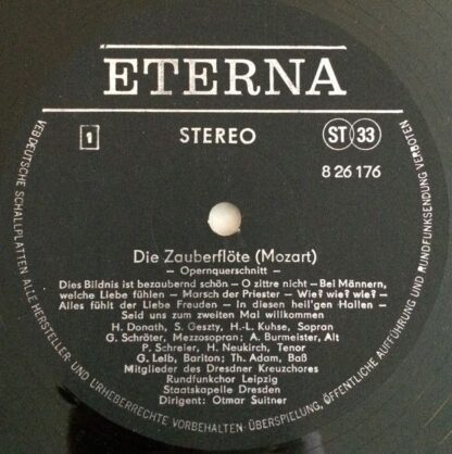 Eterna 8 26 176 - Wolfgang Amadeus Mozart, Rundfunkchor Leipzig, - Image 3