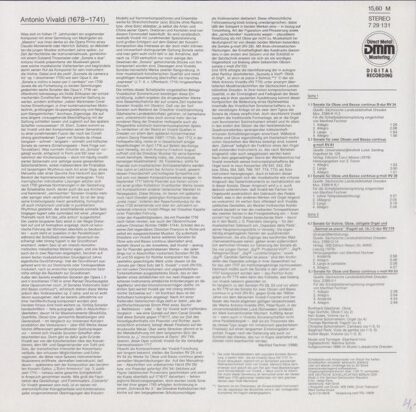 Eterna 7 29 131 - Antonio Vivaldi, Burkhard Glaetzner, Ingo Gori - Image 2