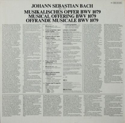His Master's Voice 1C 065-43 045 - Johann Sebastian Bach, Linde- - Image 2