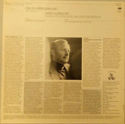 Atlantis (4) ATL 95 009 - Gerd Albrecht, Paul Dukas, Radio-Symph - Image 2