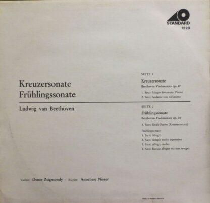 Standard (4) 1228 - Ludwig van Beethoven, Denes Zsigmondy, Annel - Image 2
