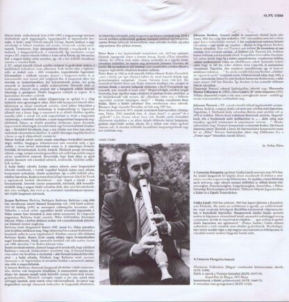 Hungaroton SLPX 11844 - Camerata Hungarica, László Czidra - Cour - Image 3